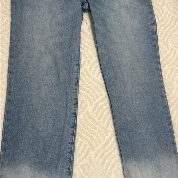 Good American Good Boy High Waist Side Slit Raw Hem Jeans Size 27 - Picture 10 of 16